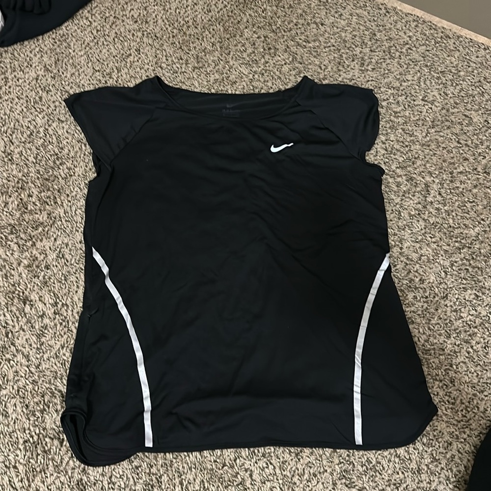 Nike dri fit size S black shirt. Light weight.